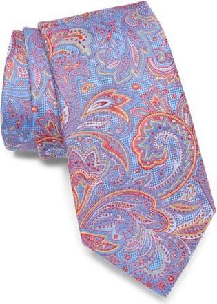 Ted Baker Woodland Paisley Silk Blend Tie in Rose at Nordstrom Rack