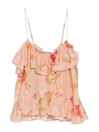 Zimmermann Roselight Silk Top