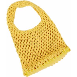 Hat Attack Lizzie Cotton Mini Bag in Yellow at Nordstrom