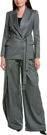 BGL Fashion 2pc Wool Blazer & Pant Set