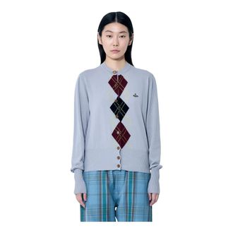 Vivienne Westwood Dames, Truien, Paars, Maat: XS Katoen