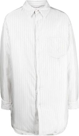 Maison Margiela Witte Lange Mouw Shirt - Dames - Overhemden - Wit - XS - Overhemden