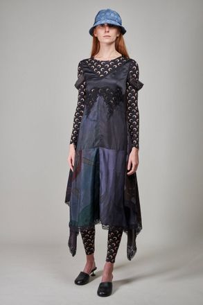 Marine Serre Regenerated Silk Scarves Nuisette Dress