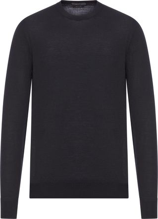 Tom Ford CREW NECK SWEATER IN PURE FINE WOOL - Tom Ford - Man