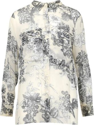 Semicouture Bloemenprint Blouse - Dames - Overhemden - Veelkleurig - S - Overhemden