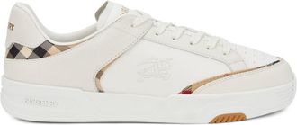 Burberry White Logo Sneakers
