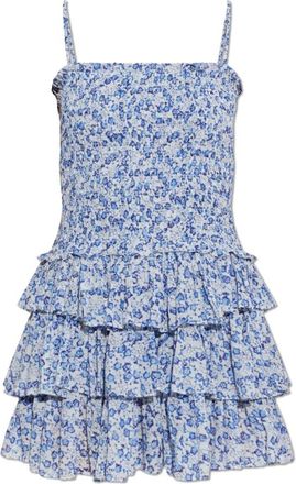 Isabel Marant Elodie Dress - Dames - Korte kleedjes - Blauw - M - Katoen - Kleedjes