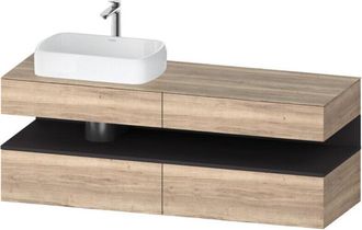 Duravit Qatego Consola Mueble Bajo Lavabo, 2 Extensiones, 2 - Duravit