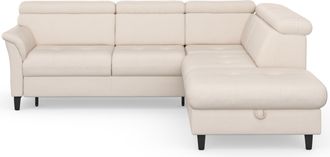 Sit&more Ecksofa »Marano L-Form« inklusive Kopfteilverstellung, wahlweise mit Bettfunktion, Bettkasten