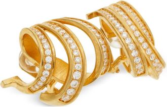 Ferragamo Gouden Metalen Oorbellen