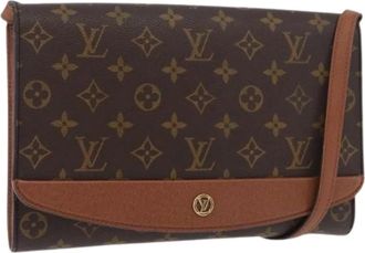 Louis Vuitton Pre-owned Cross Body Bags, female, Brown, Size: ONE SIZE Pre-owned Monogram Canvas Shoulder Bag