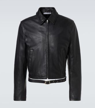 Acne Studios Leather biker jacket