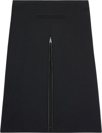 Courr&egrave;ges Black Midi Skirt