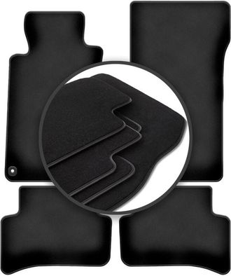 OEM Alfombrillas Premium Para Mercedes C W203 Coup&eacute; (2000-2008)