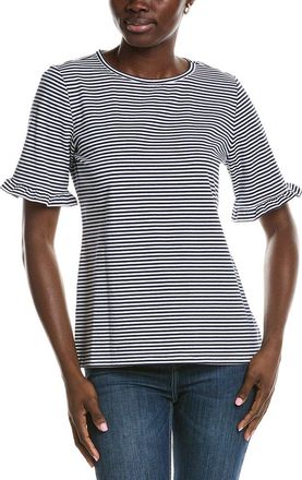 Jones New York Elbow Ruffle Sleeve T-Shirt