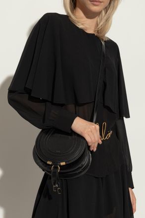 Chloé Marcie Small Shoulder Bag, Womens, Black