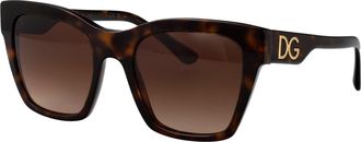 Dolce & Gabbana Womens Sunglasses Havana Acetate