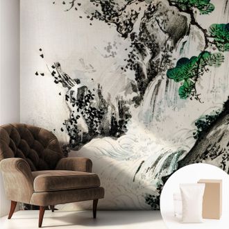 Tulup Carta Da Parati - Murale Alla Moda Decorazione - Camera Da Letto - Con Colla Gratuita Cascata Naturale 250x250 Cm