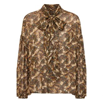 Max Mara Shirts, female, Multicolor, Size: XS Ballata Blouse