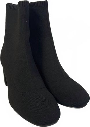 Mia Womens Basma Knit Boot In Black