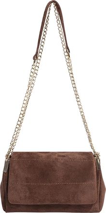 Generic Kexpery Faux Suede Handbag with Handle and Chain Spacious Satchel for Women Vacations and Events