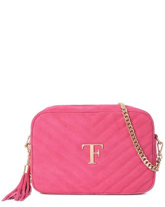 Tiffany & Fred Quilted Suede Camera Bag
