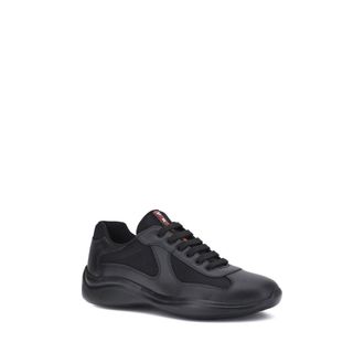 Prada Mens Black Polyamide Sneakers
