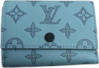 Louis Vuitton Pre-owned Wallets, female, Blue, Size: ONE SIZE Pre-owned Canvas wallets
