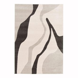 AFK Living Alfombra s&uacute;per suave muy gr&aacute;fica 160 x 230 cm