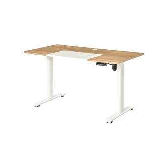 OEM Escritorio El&eacute;ctrico, Estructura Met&aacute;lica, Tablero De Madera, Altura Regulable De 72 A 116 Cm, Capacidad De Carga De 70 Kg, Gesti&oacute;n De Cables