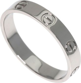 Cartier Love Platinum Platinum 950 Band Ring (Pre-Owned)