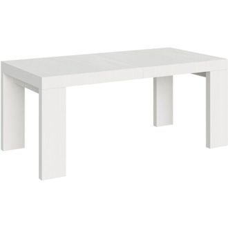 Itamoby Tavolo da pranzo Allungabile - roxell - Colore: Bianco Frassino - Dimensioni: 90x200/460
