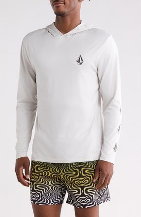 Volcom Deathly Stones Hooded Sun Shirt in Glacier Grey Heather at Nordstrom Rack, Size Xx-Large