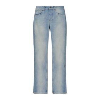 Off-white Straight Jeans, female, Blue, Size: W28 New 90S Fit Jeans