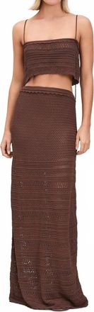 Devon Windsor Wynne Skirt In Cocoa