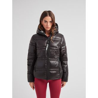 JACK1T R4D Tramline Racer Hooded Puffer Jacket in Black/black at Nordstrom, Size Xx-Large