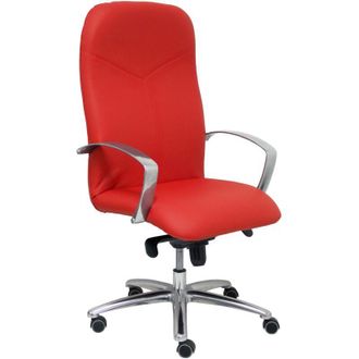 Piqueras y Crespo Sill&oacute;n De Oficina Caudete P&c Bpielrj Piel Rojo 8436563383267 S5702154 P&c
