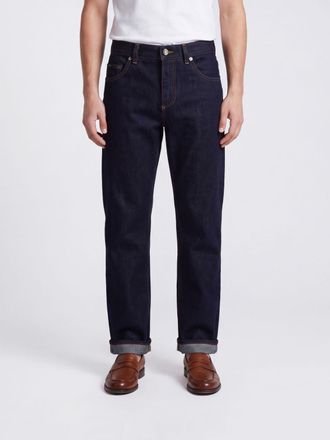 Dolce & Gabbana Jeans straight regular fit in denim di cotone nero