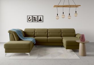 Sit&more Wohnlandschaft »Sinatra U-Form« optional mit Kopfteilverstellung und Armteilfunktion etc