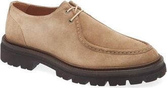 Gentle Souls Lisbon Apron Toe Lug Sole Shoe in Sand Suede at Nordstrom, Size 10.5