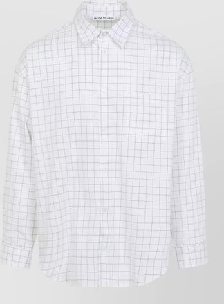 Acne Studios cotton checked relaxed-fit shirt