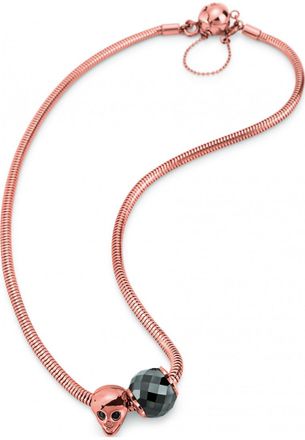 Folli Follie Womens JS17T005RKK Ladies Necklace - Rose Gold Sterling Silver - One Size