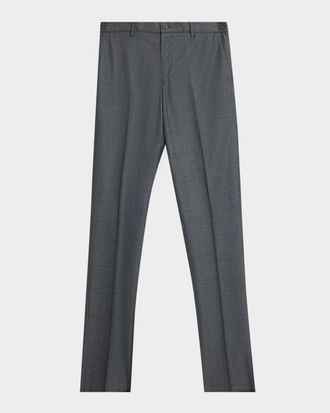 Stefano Ricci Men & apos;s Wool Straight Leg Flat-Front Pants