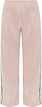 Palm Angels Wijde broek - Dames - Sweatpants - Roze - S - Polyester - Broeken
