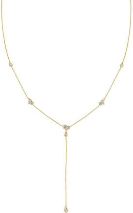 Bony Levy 18K Gold Monaco Diamond Y-Necklace in 18K Yellow Gold at Nordstrom