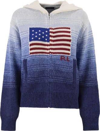 Polo Ralph Lauren Ombr&eacute;-Kapuzenpullover aus Baumwolle
