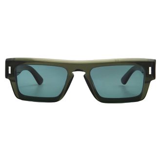 Calvin Klein Green Rectangular Mens Sunglasses CK24532S 330 54