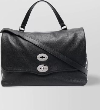 Zanellato small leather handbag with adjustable shoulder strap