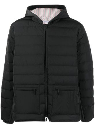 Thom Browne Gewatteerd jack - Grijs