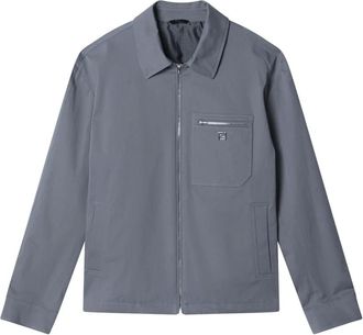 Fendi Light Jackets, male, Gray, Size: XL Jacket